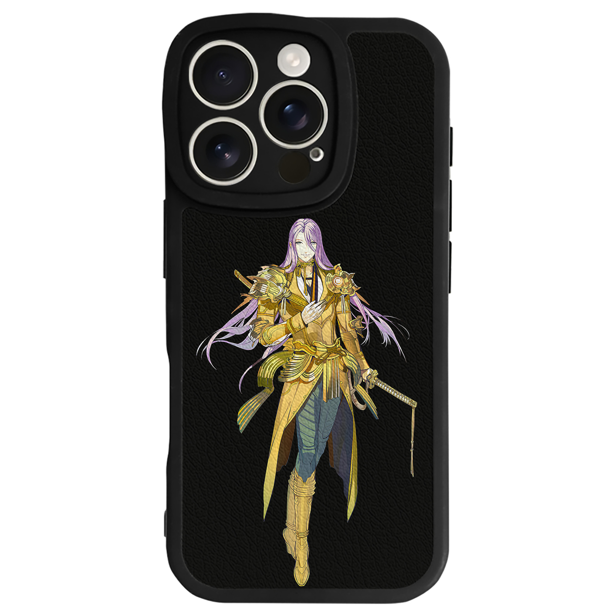 （画像用） 刀剣乱舞 Touken Ranbu 【iPhone 16シリーズ対応】シリコンスマホケース（レザー調） 材質：シリコン